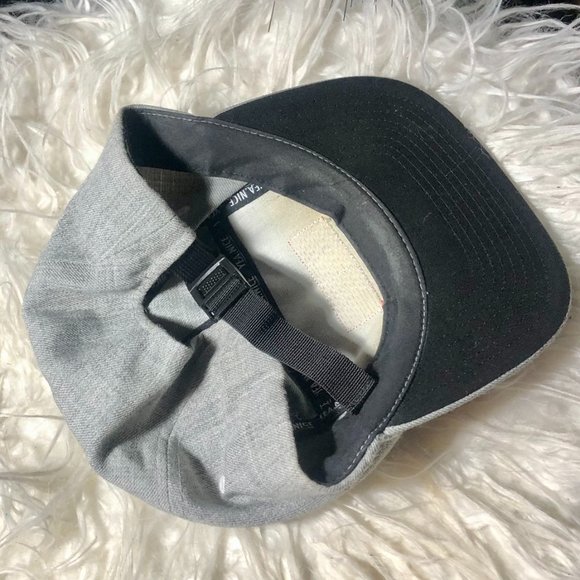 Men's Skate Hat - Yea.Nice Brand - 5 Panel Cap - Red Logo - Picture 3 of 4